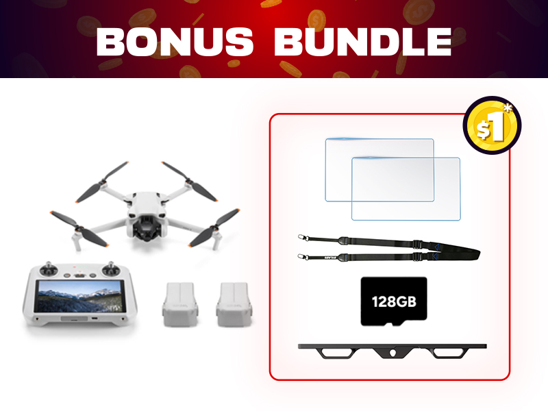 DJI Mini 3 Fly More Combo + $1 Bonus Bundle